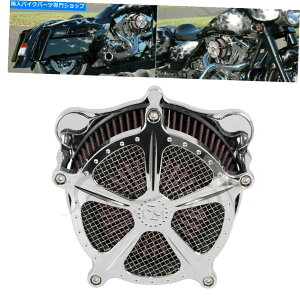 N[p[c Mounts Kit Fit Harley M8 Trikê߂̃JtHjABCNCGAN[i[̐ێԃtB^[ Chrome CNC Air Cleaner Intake Red Filter With Mounts Kit Fit For Harley M8 Trike