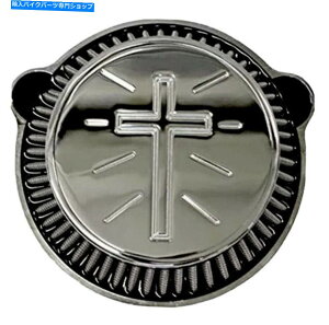 N[p[c LA`bp[LA-2395-00GAN[iAZuWNju LA Choppers LA-2395-00 Air Cleaner Assembly Standard Cross Chrome NIB