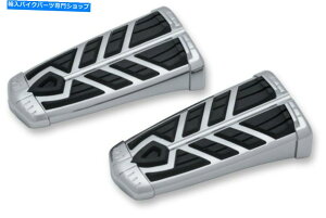 N[p[c NCAL5658N[/ubNXsAtbgyOZbgW / OA_v^ Kuryakyn 5658 Chrome/Black Spear Footpeg Set w/o Adapters