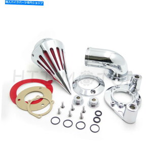 N[p[c 91-06n[[XLfSportstar̂߂Hongk ChromeXpCNGAN[i[Lbg HongK Chrome Spike Air Cleaner Kit For 91-06 Harley Xl Models Sportstar