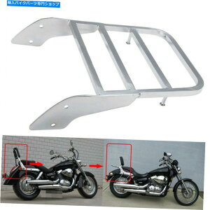 N[p[c NO\XeXוbNtBbgz_VhEXeB[hVLX 600Xsbg750 Chrome Detachable Stealth Luggage Rack Fit Honda Shadow Steed VLX 600 Spirit 750