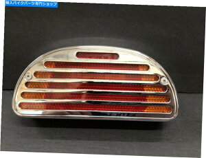 N[p[c NOS Pro 1̃rbgb{ue[CgAChromeBn[[_rbh\ NOS Pro One Billet Fat Bob Tail light with Turn Signals, chrome. HARLEY DAVIDSON