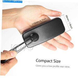 N[p[c tFAO~[NVbN}bNXN[x[XA~jÉACBR ZX FZR GSX-R Black fairing mirrors ClassicMX chrome base aluminum fits CBR ZX FZR GSX-R