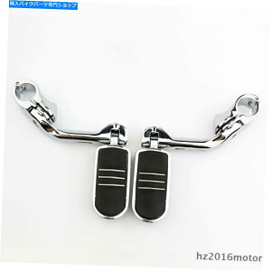 �N���[���p�[�c Harley-Davidson Road King Softail Deuce�p�N���[��1-1 / 4 �t�b�g�y�O�}�E���g�N�����v Chrome 1-1/4 Foot Pegs Mount Clamps For Harley-Davidson Road King Softail Deuce�y���s�A���i�z