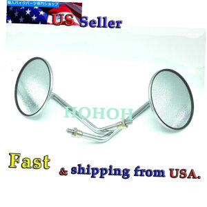 N[p[c I[goCXN[^[Vespa ET2ET4X^C8 mmRIGHp̃jo[T~[ Universal Mirrors For Motorcycle Scooter Vespa ET2 & ET4 Style 8 mm Left & Righ