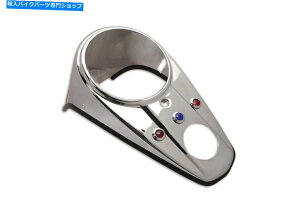 クロームパーツ Chrome 3つのライトダッシュパネルはハーレー - ダビッドソンにフィットします Chrome Three Light Dash Panel fits Harley-Davidson