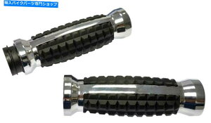 N[p[c HardDrive Chrome 1.5 "x 5.75" LQ[^[nho[ObvTBWn[[\tg1984-20 Harddrive Chrome 1.5" x 5.75" L Gator Handle Bar Grip TBW Harley Softail 1984-20