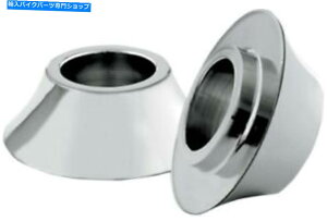 N[p[c RCitge[p[zC[ԎXy[T[N08-14 FLH HD-SPCR-2C RC Components Front Tapered Wheel Axle Spacers Chrome 08-14 FLH HD-SPCR-2C