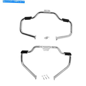 N[p[c Harley Suftail 00-2017 2018-21̂߂Chrome Mustache HighwayGWK[ho[ Chrome Mustache Highway Engine Guard Bar Fit For Harley Softail 00-2017 2018-21