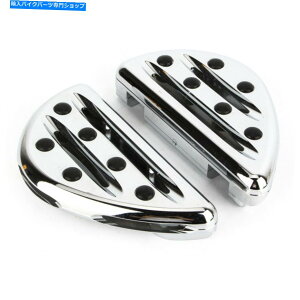 N[p[c Harley Touring flt flh dyna fld 93-15̂߂̃Nq̃tA{[h Chrome Passenger Footpegs Floorboards For Harley Touring FLT FLH Dyna FLD 93-15