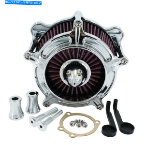N[p[c Harley Suphail FXST Touring Low Rider̂߂̃NXpCNGAN[i[ێtB^[ Chrome Spike Air Cleaner Intake Filter For Harley Softail FXST Touring Low Rider