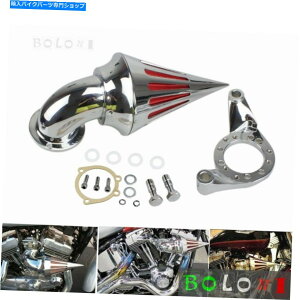 N[p[c Harley Sportster Softailc[Ô߂̃NXpCNR[GAN[i[ێtB^[ Chrome Spike Cone Air Cleaner Intake Filter For Harley Sportster Softail Touring