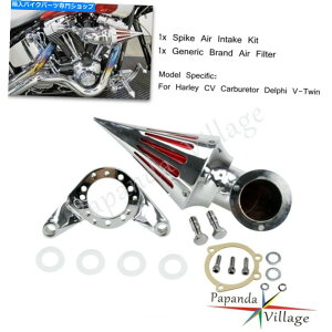 N[p[c Harley CVLu^[Delphi V-Twin Dyna ConeXpCNzCGAN[i[tB^[ For Harley CV Carburetor Delphi V-Twin Dyna Cone Spike Intake Air Cleaner Filter