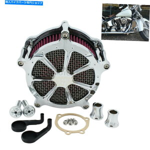 N[p[c Harley Sportster 883 1200SXL 91-21pN[GAN[i[zCtB^[Lbg Chrome Air Cleaner Intake Filter Kit For Harley Sportster 883 1200 Iron XL 91-21