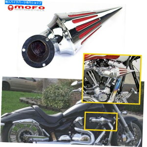 N[p[c n[[_CiXg[g{u[C_[b{u04-07̂߂̃R[XpCNGAN[i[Lbg Cone Spike Air Cleaner Kit For Harley Dyna Street Bob Lower Rider Fat Bob 04-07