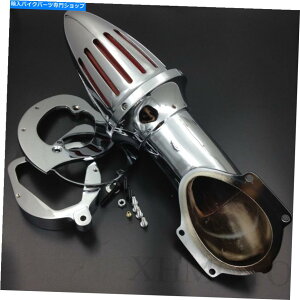 N[p[c 98-13z_VhEXsbgG[X750N̂߂̃GAN[iLbgzCtB^[ Air Cleaner Kits Intake Filter For 98-13 Honda shadow Spirit Ace 750 Chrome