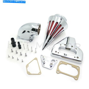 N[p[c 2002N2009N̐VȐێXpCNGAN[iLbgHonda VTX 1800 R S C N F CHROME New Intake Spike Air Cleaner Kits For 2002-2009 Honda Vtx 1800 R S C N F Chrome