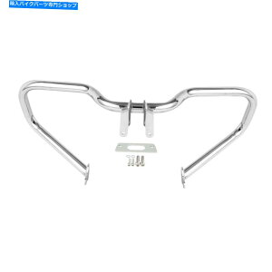 N[p[c NGWK[hNbVo[tBbgn[[[hLOOChXg[gOCh14-21 Chrome Engine Guard Crash Bar Fit For Harley Road King Glide Street Glide 14-21