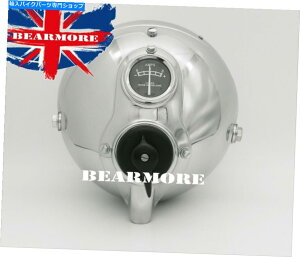 N[p[c LUCAS 7 "wbhCgwbhvBSA TRIUMPH NORTON AJS}b`lXBOBBER CHROME Lucas 7" HEADLIGHT HEADLAMP BSA TRIUMPH NORTON AJS MATCHLESS BOBBER CHROME