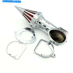 N[p[c 98Abvz_VhEXsbgG[X750̂߂̃NXpCNGAN[iLbgzCtB^[ Chrome Spike Air Cleaner Kit Intake Filter For 98-UP Honda Shadow Spirit ACE 750