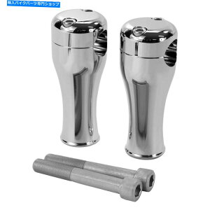 N[p[c TC Bros. 4u1v̂߂̃NXvOCU[̃nho[̃`bp[{o[DNA TC Bros. 4" Chrome Springer Risers for 1"Handlebars chopper bobber dna