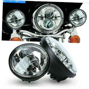 N[p[c V7 "LEDvWFN^[wbhCg+ 4.5" harley touring ip67̂߂̏ƖCgn New 7" LED Projector Headlight+ 4.5'' Passing Lights Fit for Harley Touring IP67