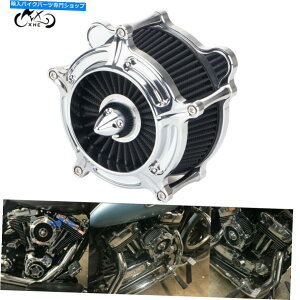 N[p[c Harley Touring Flht Flhr Softail Dynâ߂̃NGAN[i[ubNCe[NtB^[ Chrome Air Cleaner Black Intake Filter For Harley Touring FLHT FLHR Softail Dyna