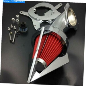 �N���[���p�[�c �z���_�V���h�E�G�A��750 VT750�̂��߂̃N�����A���~�X�p�C�N�G�A�N���[�i���[�ێ�t�B���^�[ Chrome Aluminum Spike Air Cleaner Intake Filter For Honda Shadow Aero 750 VT750