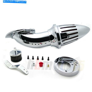 N[p[c z_VTX1300 VTX 1300 86- 2012pGAN[i[zCtB^[LbgeۃN Air Cleaner Intake Filter Kit Bullet Chrome For Honda Vtx1300 Vtx 1300 86- 2012