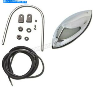 N[p[c V-TWIN MFGN[bL|vJtgtF_[CgLbg - 33-0429 V-Twin Mfg Chrome Plated Steel Replica Front Fender Light Kit - 33-0429