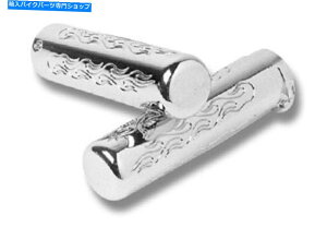 N[p[c t[nho[XbgObvACCUTRONIX GR100-FECfAP[un[[\tg Flame Handlebar Throttle Grips Accutronix GR100-FEC Dual Cable Harley Softail