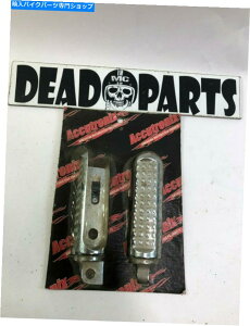 N[p[c n[[EALglbNXN[JX^rbgB܂肽݃tbgyOtbgXgyO Harley Accutronx chrome custom billet stash fold out foot pegs footrest pegs