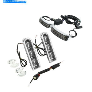 N[p[c LEDCT[gThobOT|[gn[[c[O14+̂߂̃Cgu[L^[CgtBbg LED Inserts Saddlebag Support Light &Brake Turn Light Fit For Harley Touring 14+