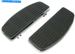 N[p[c n[hhCuN[ulp`̃tAtbg{[hLbgn[[\tg2005-2017 Harddrive Chrome Ribbed Rectangle Floor Foot Board Kit Harley Softail 2005-2017