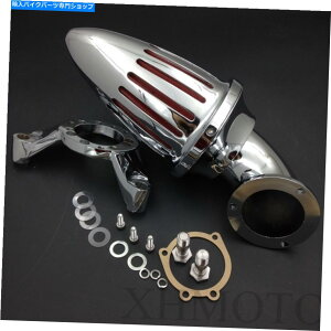 N[p[c n[[CVLu^[Delphi V-Twin Chromê߂̒eۂ̋CN[i[̐ێ Bullet Air Cleaner Intake For Harley Cv Carburetor Delphi V-Twin Chrome