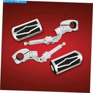 クロームパーツ Chrome Accessories(21-355Q)2018-ホンダGL1800のためのCelestar Highway PEG Show Chrome Accessories (21-355Q) Celestar Highway Pegs For 2018- Honda GL1800