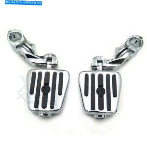 N[p[c Chrome Furious Revenger 2.5 "ZPEG 1.25"n[[_CĩGWK[h Chrome Furious Revenger 2.5" Short Foot Peg 1.25" Engine Guard For Harley Dyna