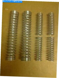 �N���[���p�[�c ����n�[���[�X�v�����O�t�@�[FXSTS�AFLSTS�N�����̃t�H�[�N�X�v�����O�̃Z�b�g Set of Fork Springs for Late Harley Springer FXSTS, FLSTS Chrome