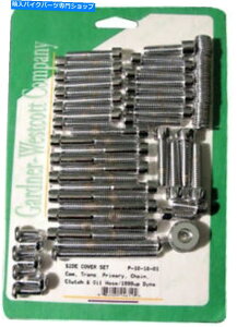 N[p[c Gardner-Weckott P-10-18-01JƃvC}Jo[n[hEFAZbgꂽN Gardner-Wescott P-10-18-01 Cam and Primary Cover Hardware Set Polished Chrome