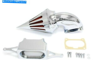 N[p[c 2008N - 2009N}n[hX^[~bhiCgEHA[̂߂̃NXpCNGACe[NtB^ Chrome Spike Air Intake Filter For 2008-2009 Yamaha Roadstar Midnight Warrior