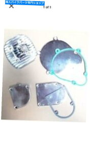 N[p[c N[V_wbhLbg2Xg[N66cc 80ccd]ԃ[VOLbgB Chrome Cylinder Head Kit 2-Stroke 66cc 80cc Motorized Bicycle Racing Kit.