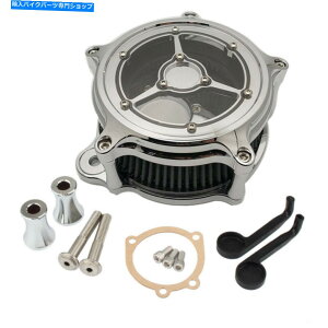 N[p[c Harley Touring Road King Dyna Softtail Sû߂̃N[GAN[i[ێtB^[ Chrome Air Cleaner Intake Filter For Harley Touring Road King Dyna Softtail SU