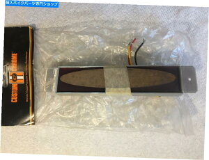 N[p[c JX^NLEDu[L/e[Cg{bNXJX^Xgb`I[obhY1 "x 5.5" Custom Chrome LED brake/tail light box custom stretched oval red lens 1" X 5.5"