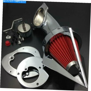 N[p[c z_VTX1300pI[goCN[R[XpCNGAN[i[zCtB^[ Motorcycle Chrome Cone Spike Air Cleaner Intake Filter For Honda VTX1300