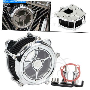 N[p[c n[[ChOCh[hLO_Cî߂̃NRSDGAN[i[ubNCe[NtB^[ Chrome RSD Air Cleaner Black Intake Filter For Harley Wide Glide Road King Dyna