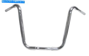 �N���[���p�[�c Chrome 10 Rise Ape Hanger 1 1/4 O.D.�n�[���[�̃��C�U�[�����o�[�n���h���o�[��1  CHROME 10 RISE APE HANGER 1 1/4 O.D. 1 AT RISER & LEVER HANDLEBAR FOR HARLEY�y���s�A���i�z
