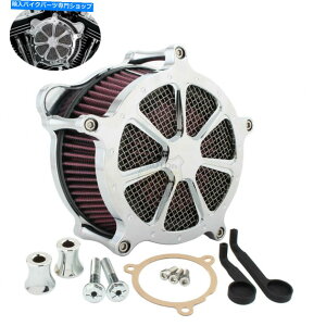 N[p[c n[[\tĝ߂ChromeGAN[i[zCtB^[17-20 Chrome Air Cleaner Intake Filter For Harley Softail Touring Electra Glide 17-20