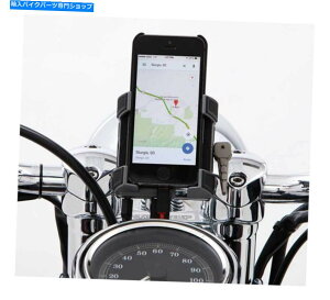 N[p[c Ciro PremiumX}[gtH/ GPSz_[W /[d - 1-1 / 4 INBChrome Bar Mount 50214 Ciro Premium Smartphone/GPS Holder w/ Charger - 1-1/4 in. Chrome Bar Mount 50214