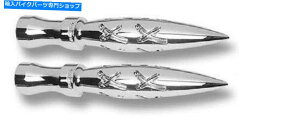 N[p[c Accutronix Solid MountقƂǂ̃n[[tH[hRg[ɂeXqtbgybO Bullet X-Factor Footpegs by Accutronix Solid Mount Most Harley Forward Controls