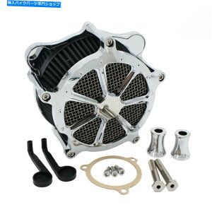 N[p[c Harley Touring Street Glide Road King 08-16̂߂̃N[GAN[i[ێtB^[ Chrome Air Cleaner Intake Filter For Harley Touring Street Glide Road King 08-16